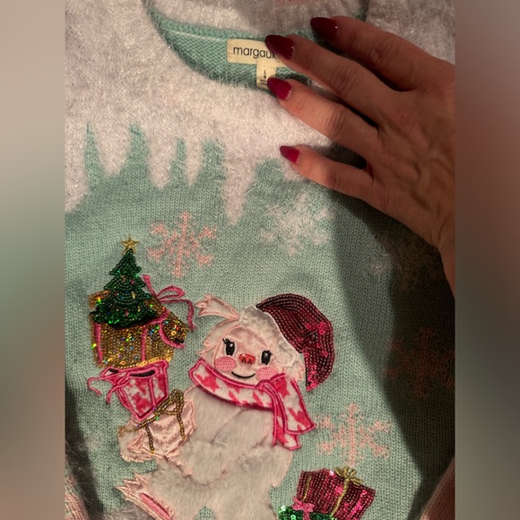 Mommy & Me Holiday Sweaters set - Picture 4 of 5